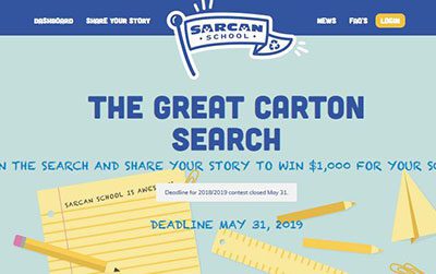 Concours avec SARCAN Recycling